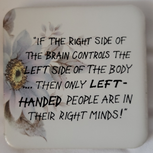 Set of 6 Ceramic Tile Fridge Magnets with Sayings - New - Picture 7 of 8